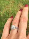1 carat Neil Lane halo ring