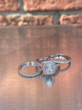 1.20 carat Oval Diamond double halo Neil Lane Engagement ring