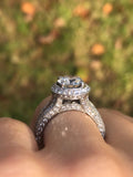 3.54 carat Diamond Engagement Ring. Offering Layaway.