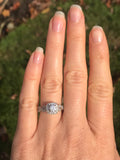 About 3/4 carat Diamond Engagement Ring. Offering Layaway.