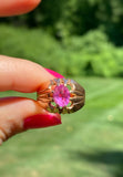 Rose gold statement ring. From USSR. Offering layaway.