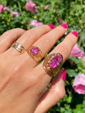 Rose gold statement ring. From USSR. Offering layaway.