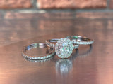 1.20 carat Oval Diamond double halo Neil Lane Engagement ring