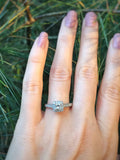 1/2 carat Diamond Engagement Ring. Offering layaway