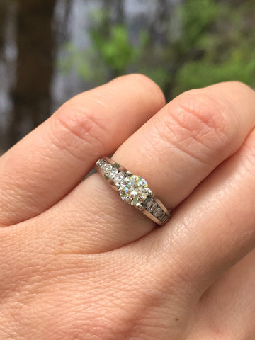 1.05 carat Diamond Engagement Ring. Offering layaway