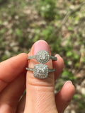 0.50 carat Engagement Ring. Certified 0.23 carat center diamond. Offering Layaway.