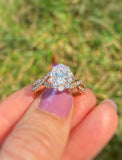 ReServed. Do Not buy. 0.86 carat VS diamonds Engagement Ring. Rose gold. Offering layaway