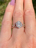 ReServed. Do Not buy. 0.86 carat VS diamonds Engagement Ring. Rose gold. Offering layaway